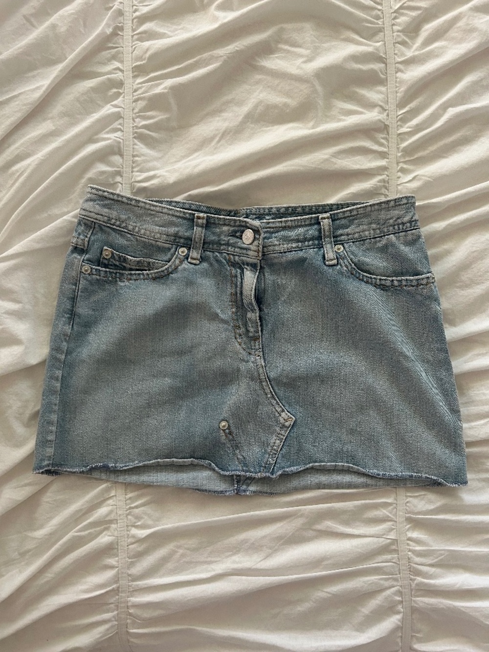 Denim Mini Skirt